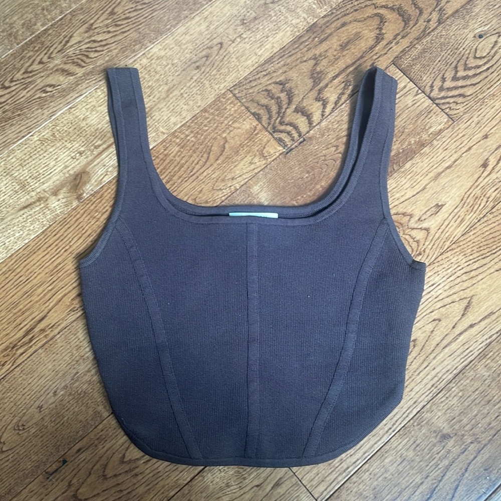 Aritzia corset style top